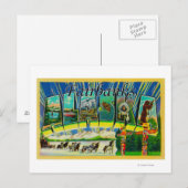 Carte Postale Fairbanks, Alaska - Scènes de grandes lettres (Devant / Derrière)