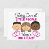 Carte Postale Faire attention (Devant / Derrière)