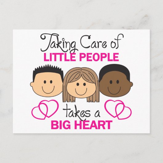 Carte Postale Faire attention (Devant)