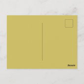 Carte Postale FAIRE CONFIANCE à l'univers Puissant Citation Or (Dos)