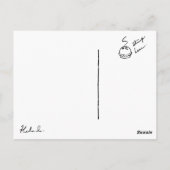 Carte Postale Faire cuire une tarte (Dos)