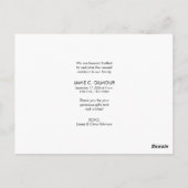 Carte Postale Faire de belles lettres pour photo de bébé moderne (Dos)