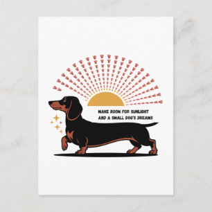 Carte Postale Faire de la place pour la lumière du soleil et les