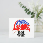 Carte Postale Faire de l'amour pas la guerre (Debout devant)