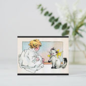 Carte Postale Faire des amis (Debout devant)