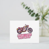 Carte Postale Faire l'amour pas la guerre (Debout devant)