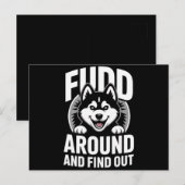 Carte Postale Faire le con et découvrir (Devant / Derrière)