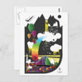 Carte Postale Faire le tour de mes rêves (Devant / Derrière)