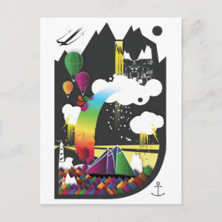 Carte Postale Faire le tour de mes rêves