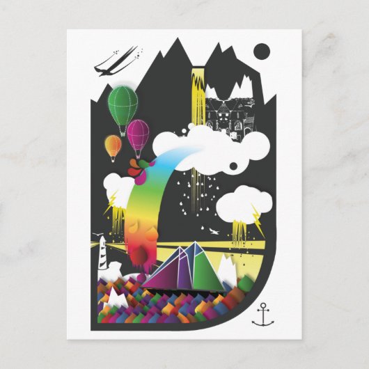 Carte Postale Faire le tour de mes rêves (Devant)