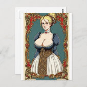 Carte Postale Faire Maiden 3 (Devant / Derrière)