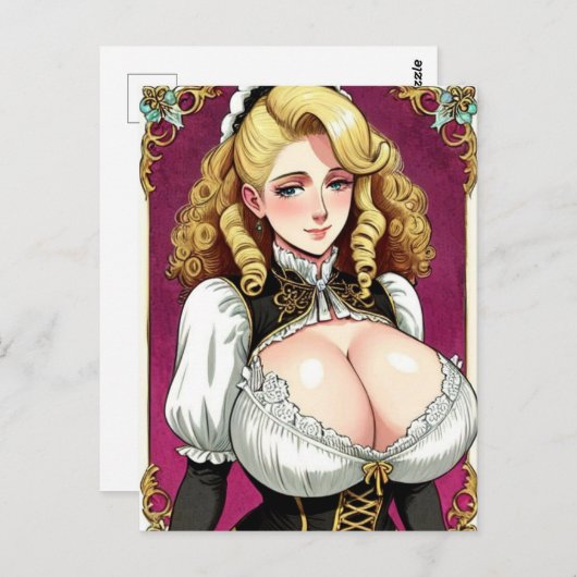 Carte Postale Faire Maiden 4 (Devant / Derrière)