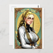 Carte Postale Faire Maiden 8 (Devant / Derrière)