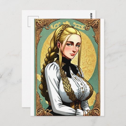 Carte Postale Faire Maiden 8 (Devant / Derrière)