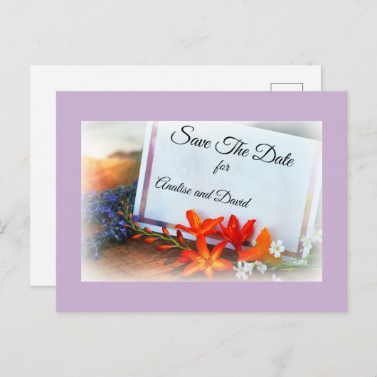 Carte postale faire-part (Devant / Derrière)