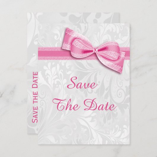 Carte Postale Faire-part 15ème La damassé d'anniversaire et l'arc de Faux (Devant / Derrière)