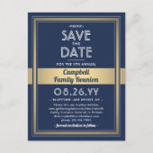 Carte Postale Faire-part 1 Retrouvailles famille photo Enregistrer la date  (Devant)