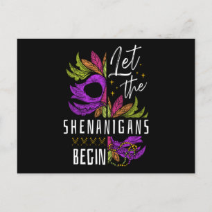 Carte Postale Faire-part 25.Carnaval Mardi Gras pour un fan de Mardi gras