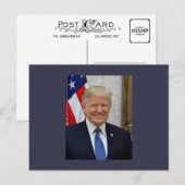 Carte Postale Faire-part 45 le Président Donald Trump (Devant / Derrière)