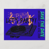 Carte Postale Faire-part 60e Anniversaire 60 ans Faisons la fête Enregistre (Devant)