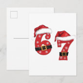 Carte Postale Faire-part 67 Mason Obtenons Sandy Noël 67 Mème Drôle (Devant / Derrière)