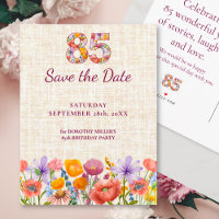 85e anniversaire floral - 85 Élégant rappel à cons