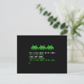 Carte Postale Faire-part 99 Little Bugs In The Code Software Engineer (Debout devant)