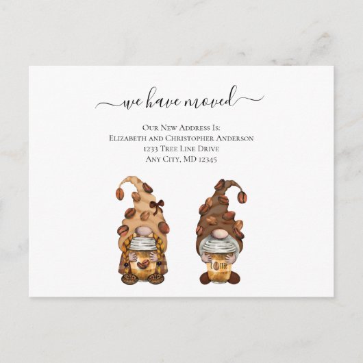 Carte postale Faire-part à domicile (Devant)