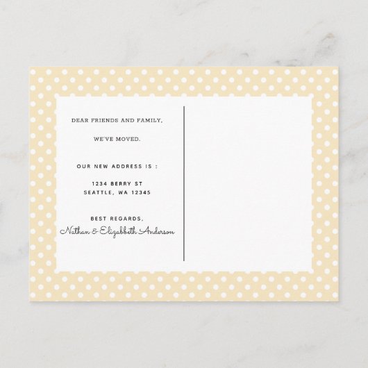 Carte postale Faire-part à fraises (Dos)