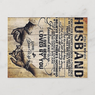 Carte Postale Faire-part À mon mari   Cadeau Anniversaire Au Mari  