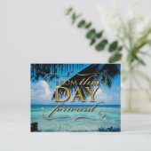 Carte Postale Faire-part À partir de ce jour (Debout devant)