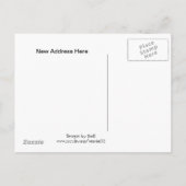 Carte Postale Faire-part Abeilles occupées que nous avons déplacées (Dos)