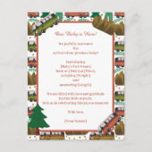 Carte Postale Faire-part Adventure Await : Camper Baby Boy (Devant)