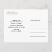 Carte Postale Faire-part Africana | Ankara Kente Mariage (Dos)