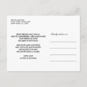 Carte Postale Faire-part Africana | Lézard de la ville d'Ankara changement  (Dos)