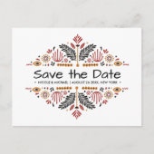 Carte Postale Faire-part Africana | Mariage à Ankara Kente (Devant)