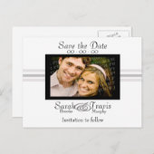 Carte Postale Faire-part Ajouter votre propre photo - Blanc (Devant / Derrière)