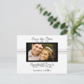 Carte Postale Faire-part Ajouter votre propre photo - Blanc (Debout devant)