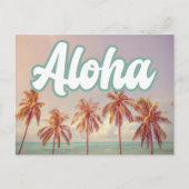 Carte Postale Faire-part Aloha Beach Destination Mariage Enregistrer la dat (Devant)
