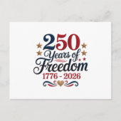 Carte Postale Faire-part Amérique 250 (Devant)