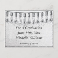 Ampoule Edison Graduation Enregistrez La Date