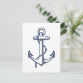 Carte Postale Faire-part Anchor Save The Date (Debout devant)