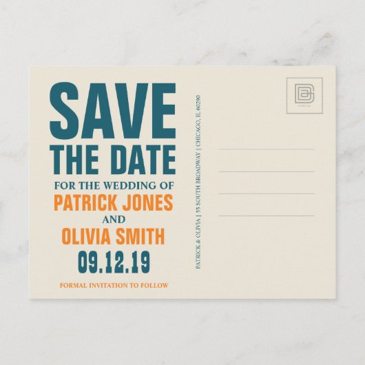 Carte Postale Faire-part Anchorage, Alaska | Sauvegarder la date (Dos)