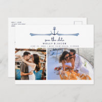 Ancre nautique Deux mariages photo Enregistrer la