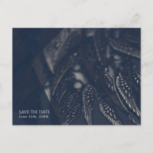 Carte Postale Faire-part Angel foncé ailes gothique glam chic Enregistrer l