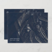 Carte Postale Faire-part Angel foncé ailes gothique glam chic Enregistrer l (Devant / Derrière)