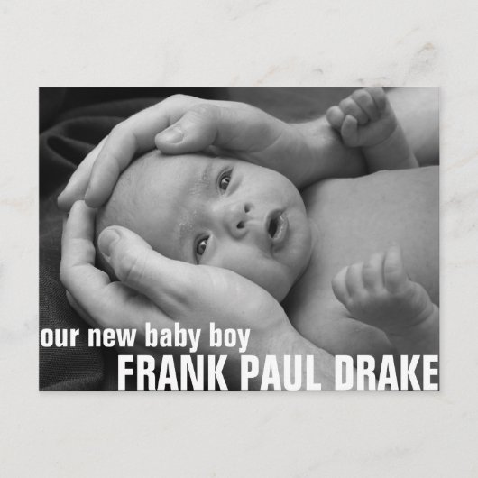 Carte Postale Faire-part Anniversaire personnalisé 2 (Devant)