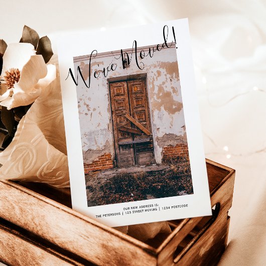 Carte Postale Faire-part annonçant un déplacement de porte drôle Télécharge