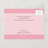 Carte Postale Faire-part ANnonce de bébé :: élégamment encadré 6 (Dos)