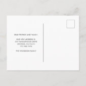 Carte Postale Faire-part Annonce de changement d'adresse de déménagement de (Dos)